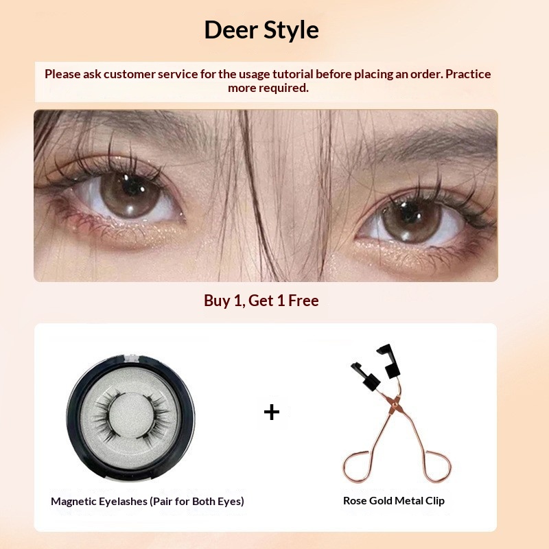 Magnetic False Eyelashes for Lazy People Super Natural