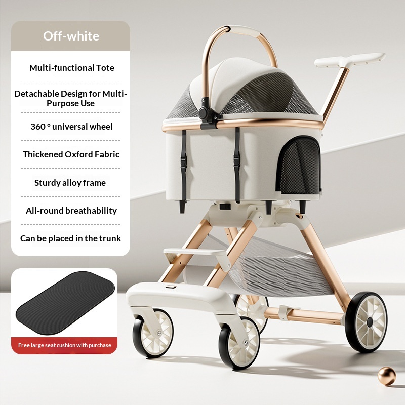 Pet Stroller Aluminum Alloy Foldable