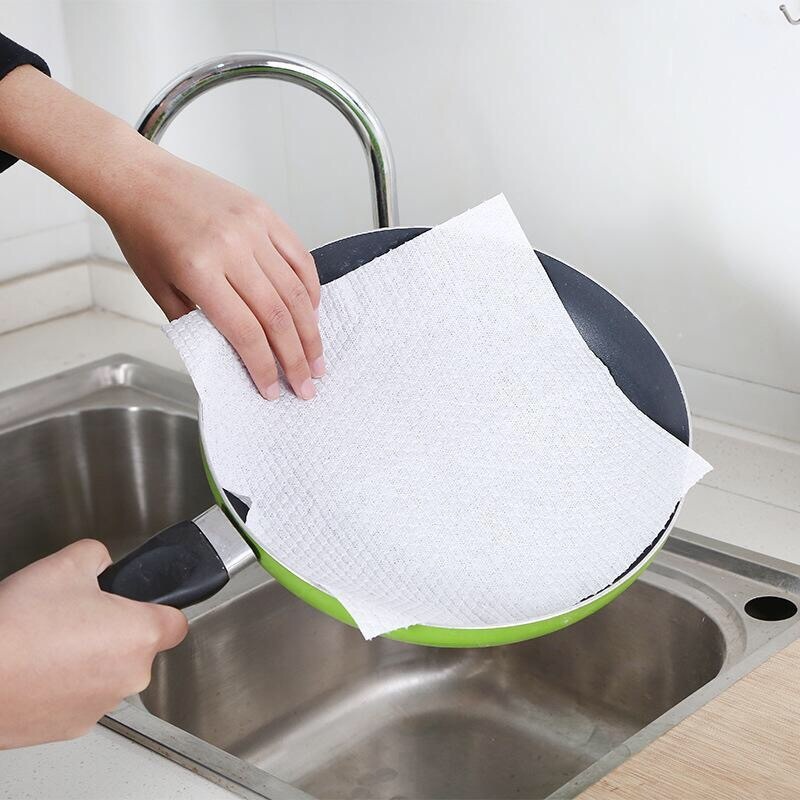 Disposable Printed Kitchen Cleaning Cloth (Lazy Wipes)