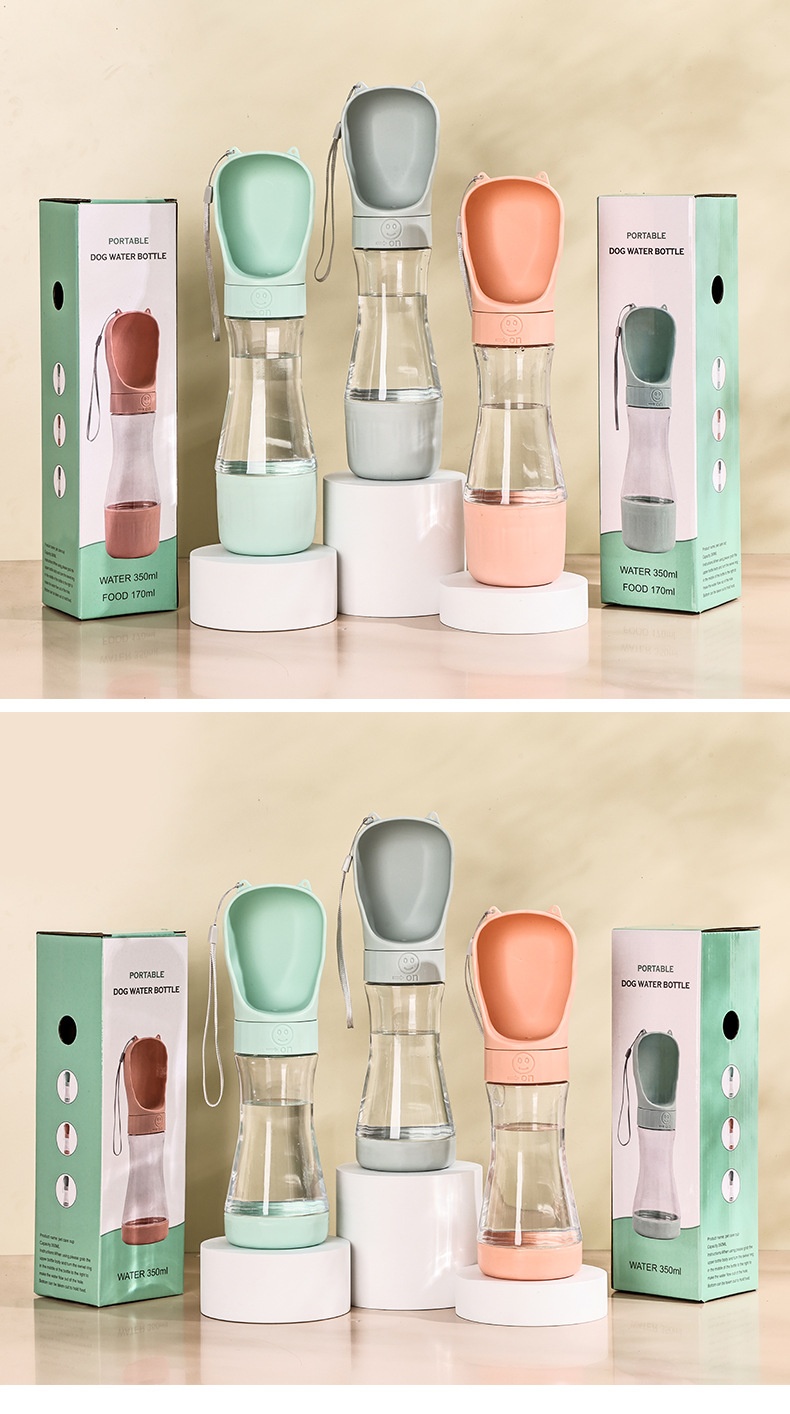 Portable Pet Water Bottle / Feeder Cup