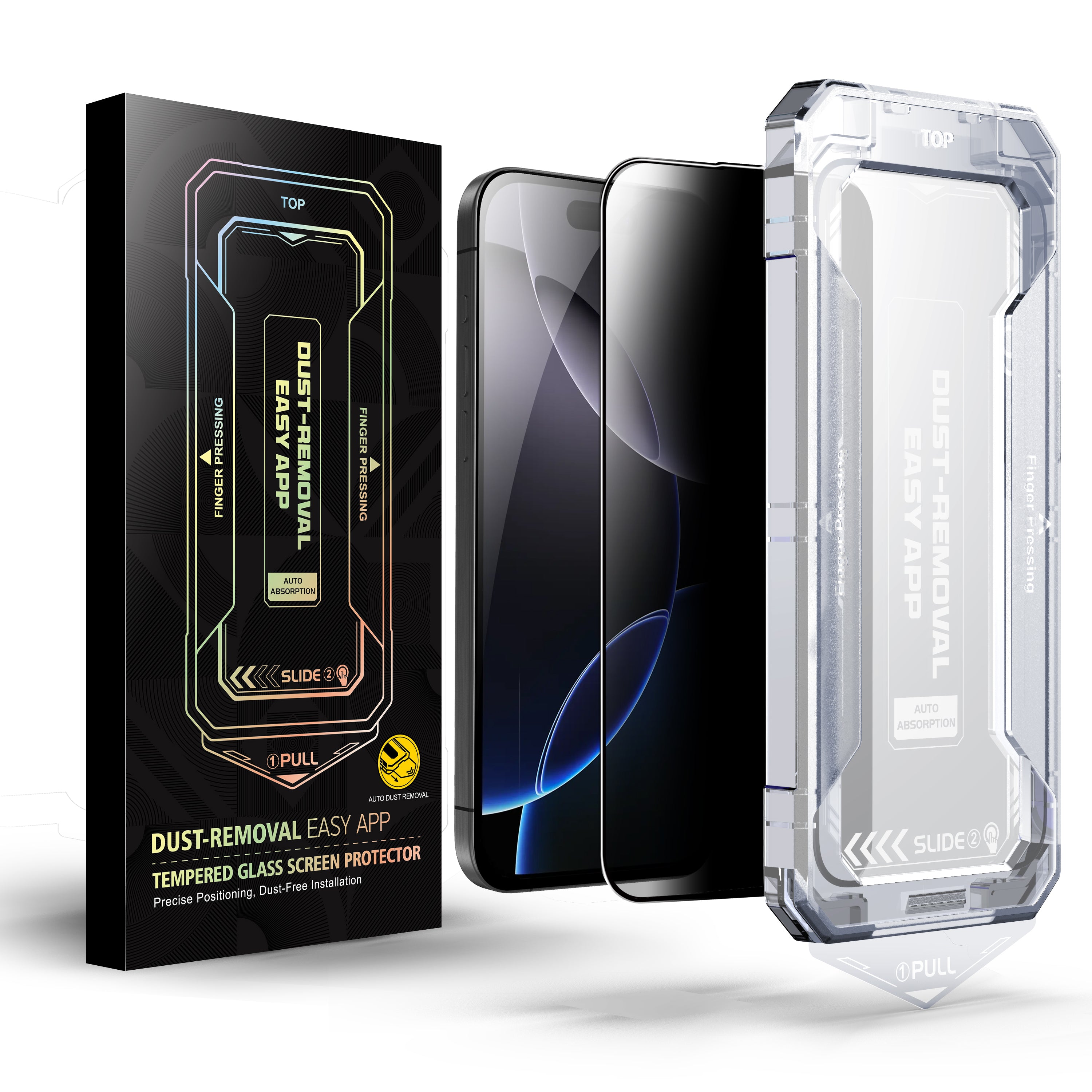 SmoothShield 2 Packs – Tempered Glass Screen Protector with