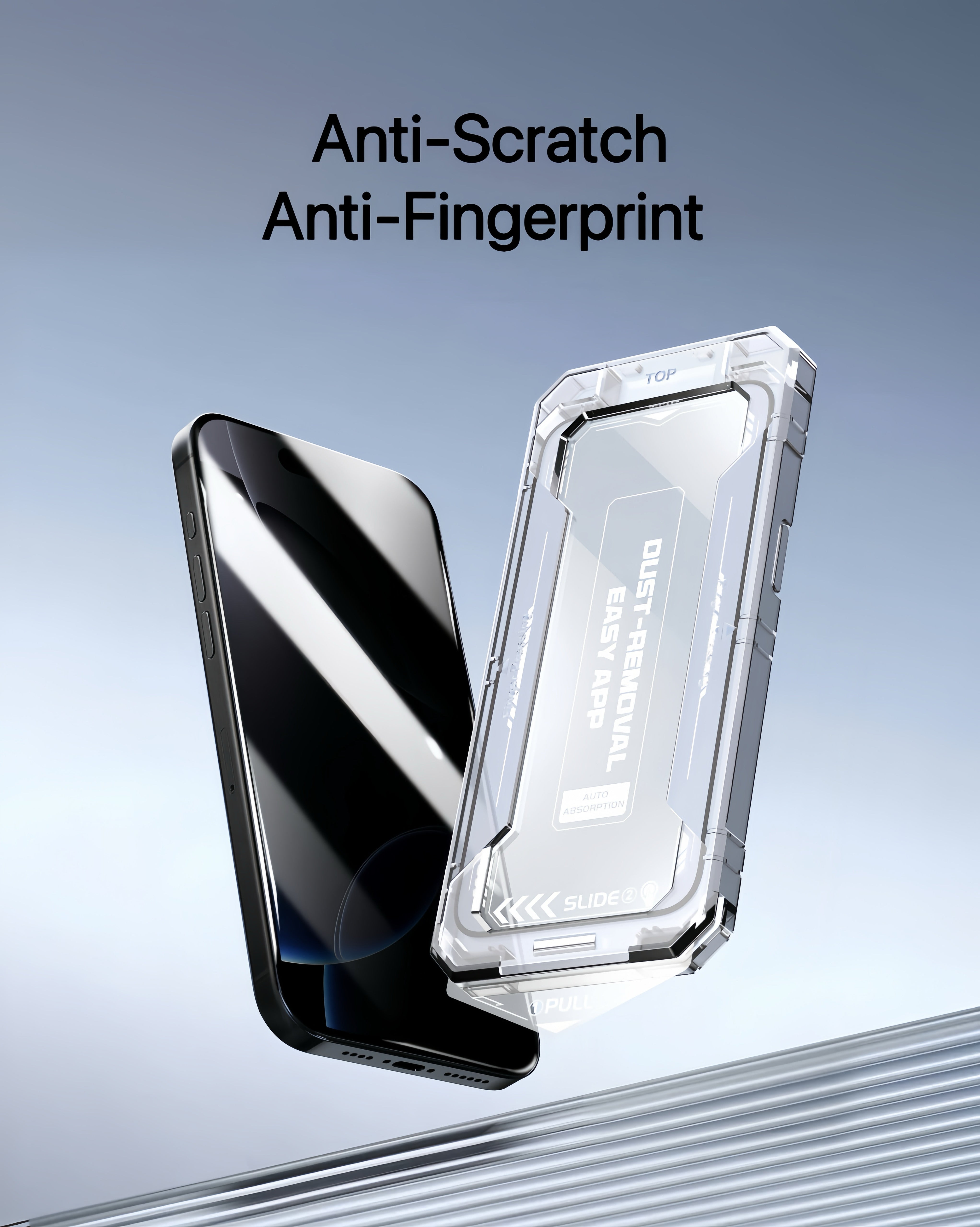 SmoothShield 2 Packs – Tempered Glass Screen Protector with