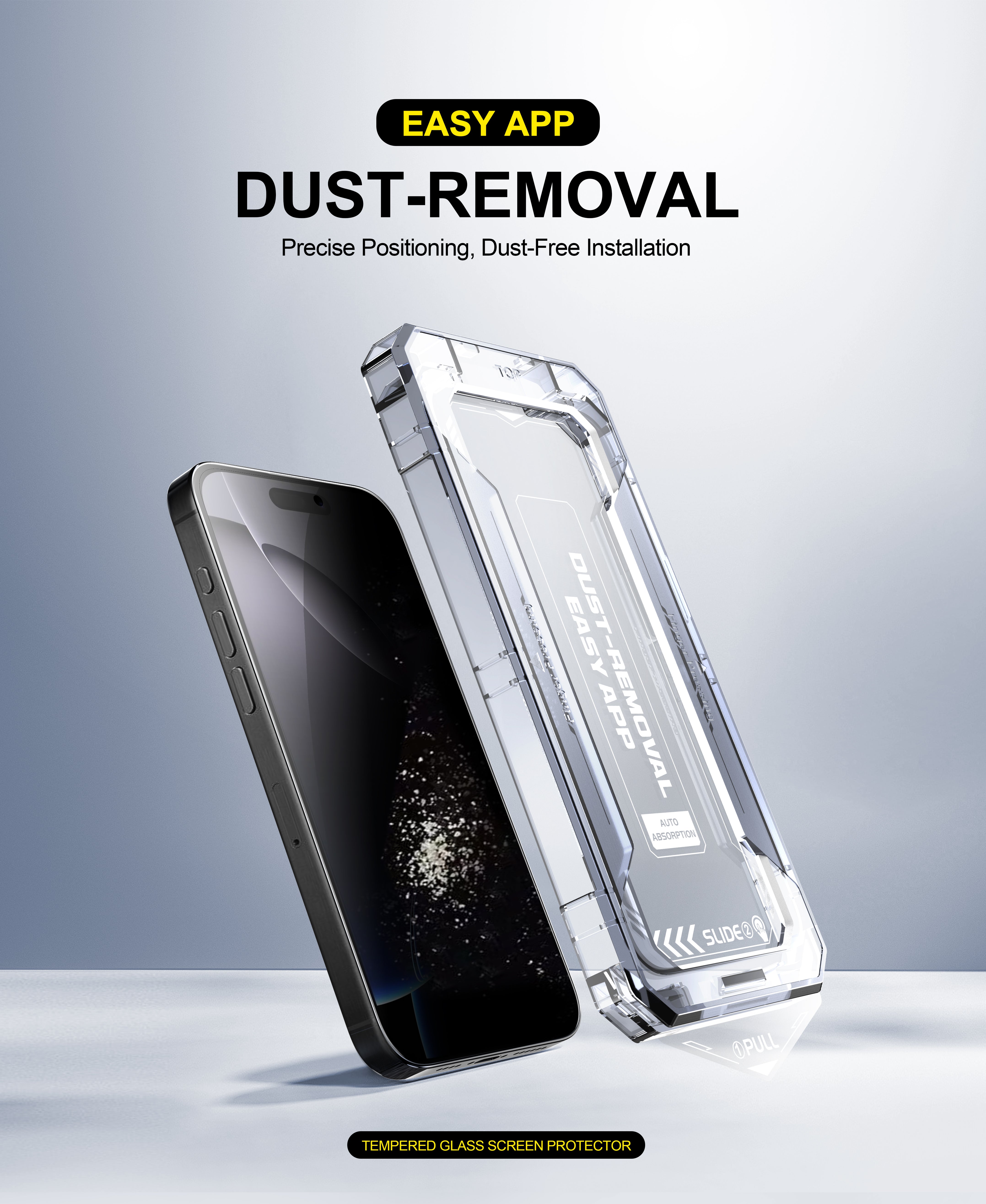 SmoothShield 2 Packs – Tempered Glass Screen Protector with