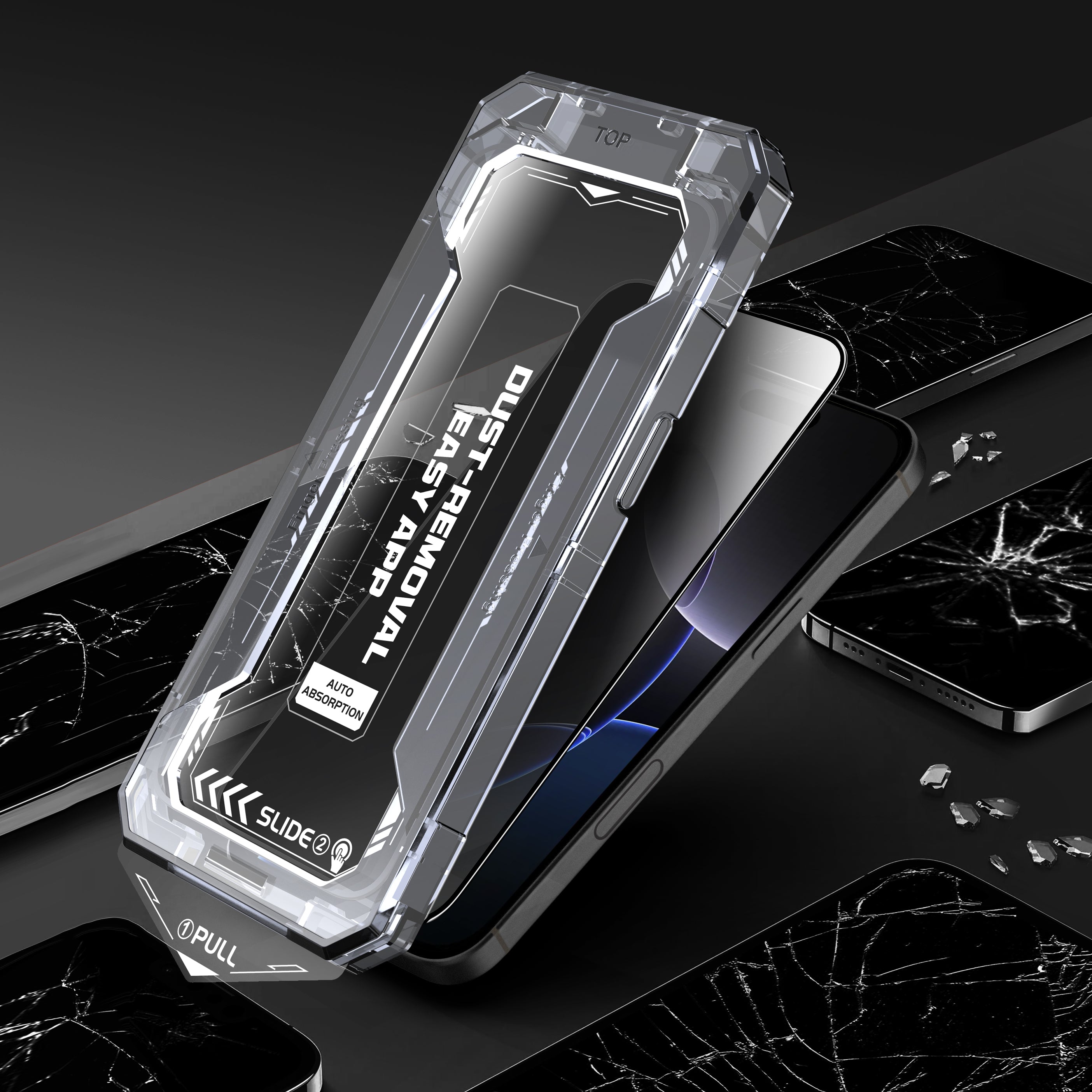 SmoothShield 2 Packs – Tempered Glass Screen Protector with