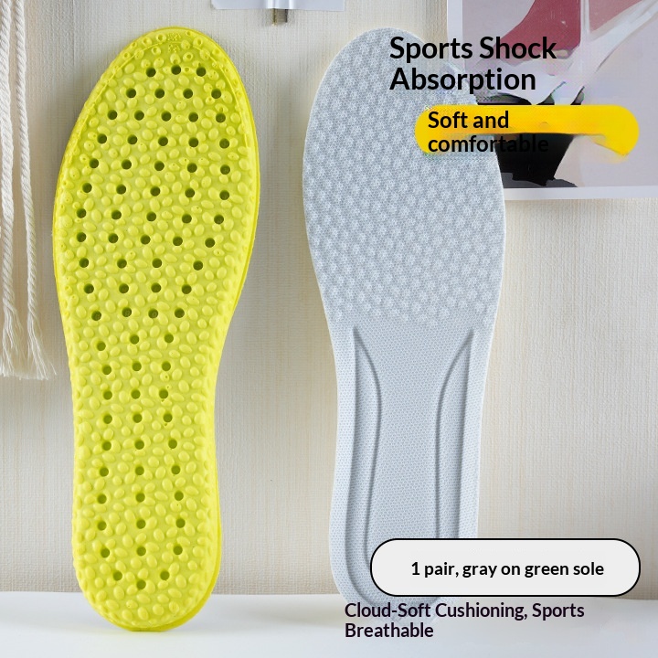 Pull-Back Sports Insoles Shock-absorbing Breathable Sweat-absorbing