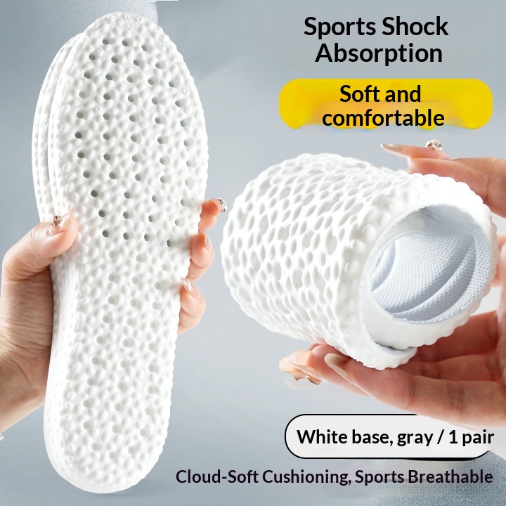 Pull-Back Sports Insoles Shock-absorbing Breathable Sweat-absorbing