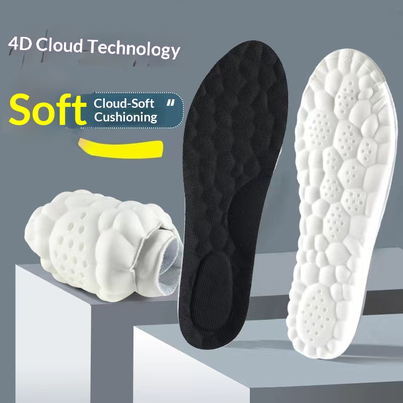 Pull-Back Sports Insoles Shock-absorbing Breathable Sweat-absorbing