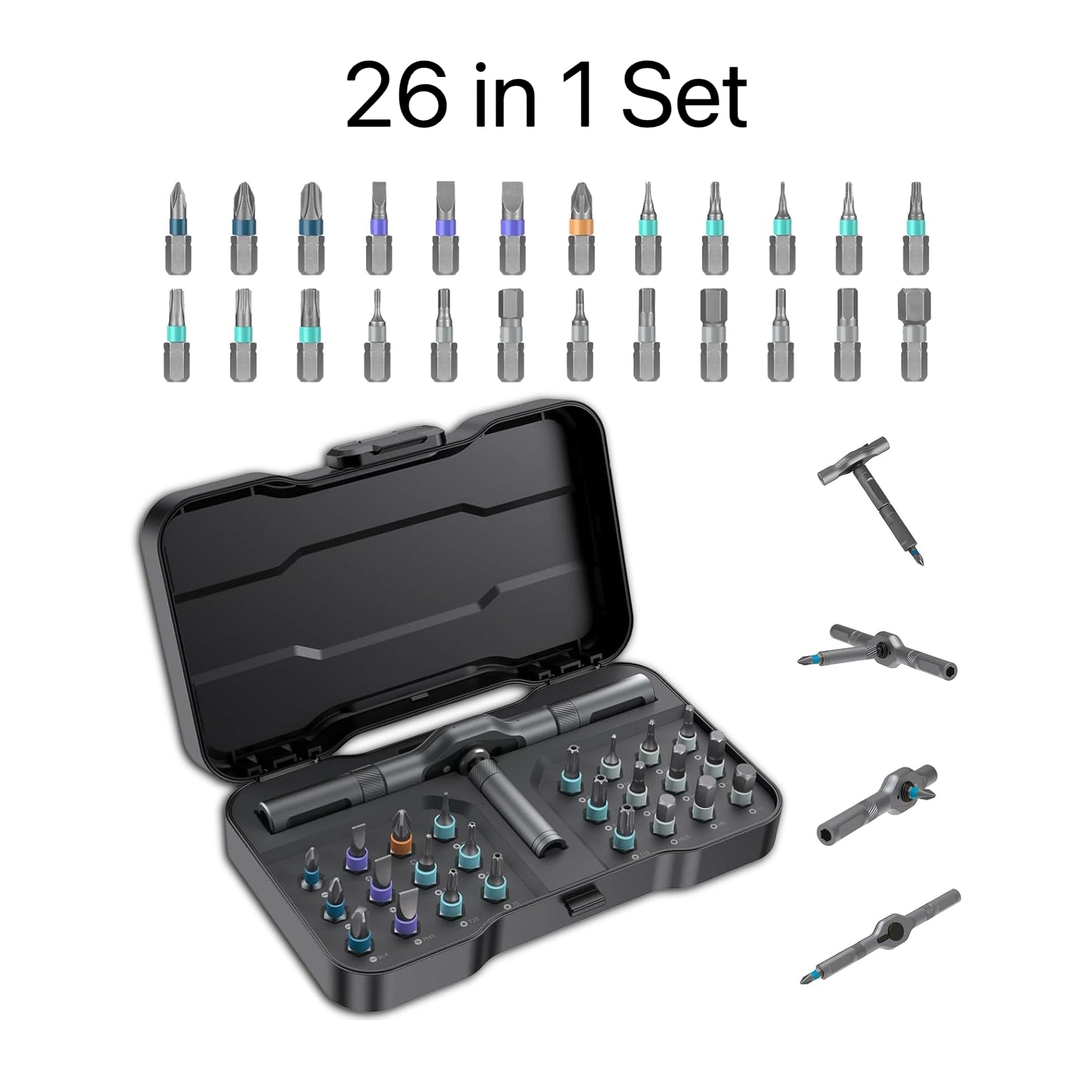 MagSnap Ratchet Precision Screwdriver Set – Modular Magnetic Repair