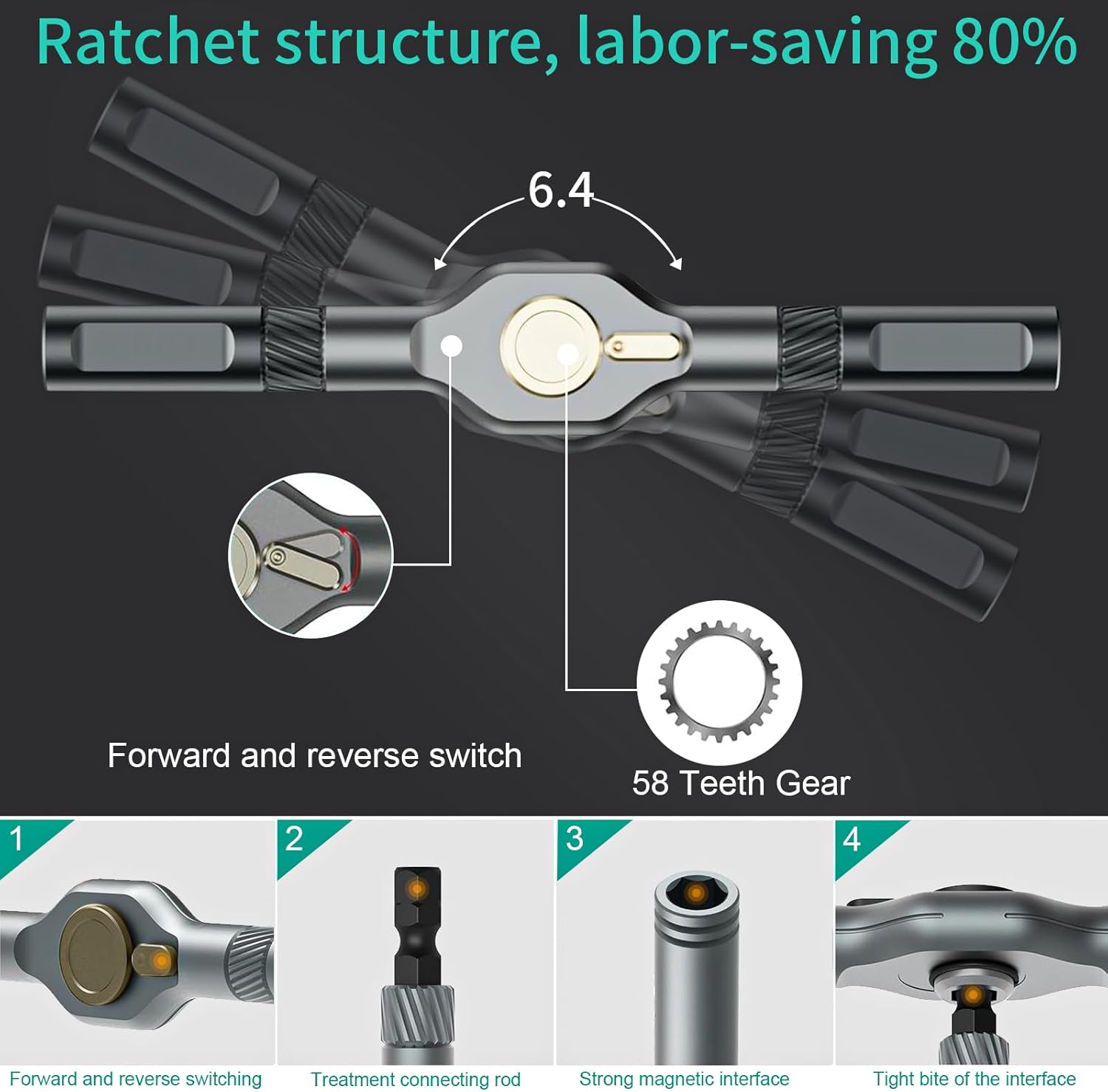 MagSnap Ratchet Precision Screwdriver Set – Modular Magnetic Repair