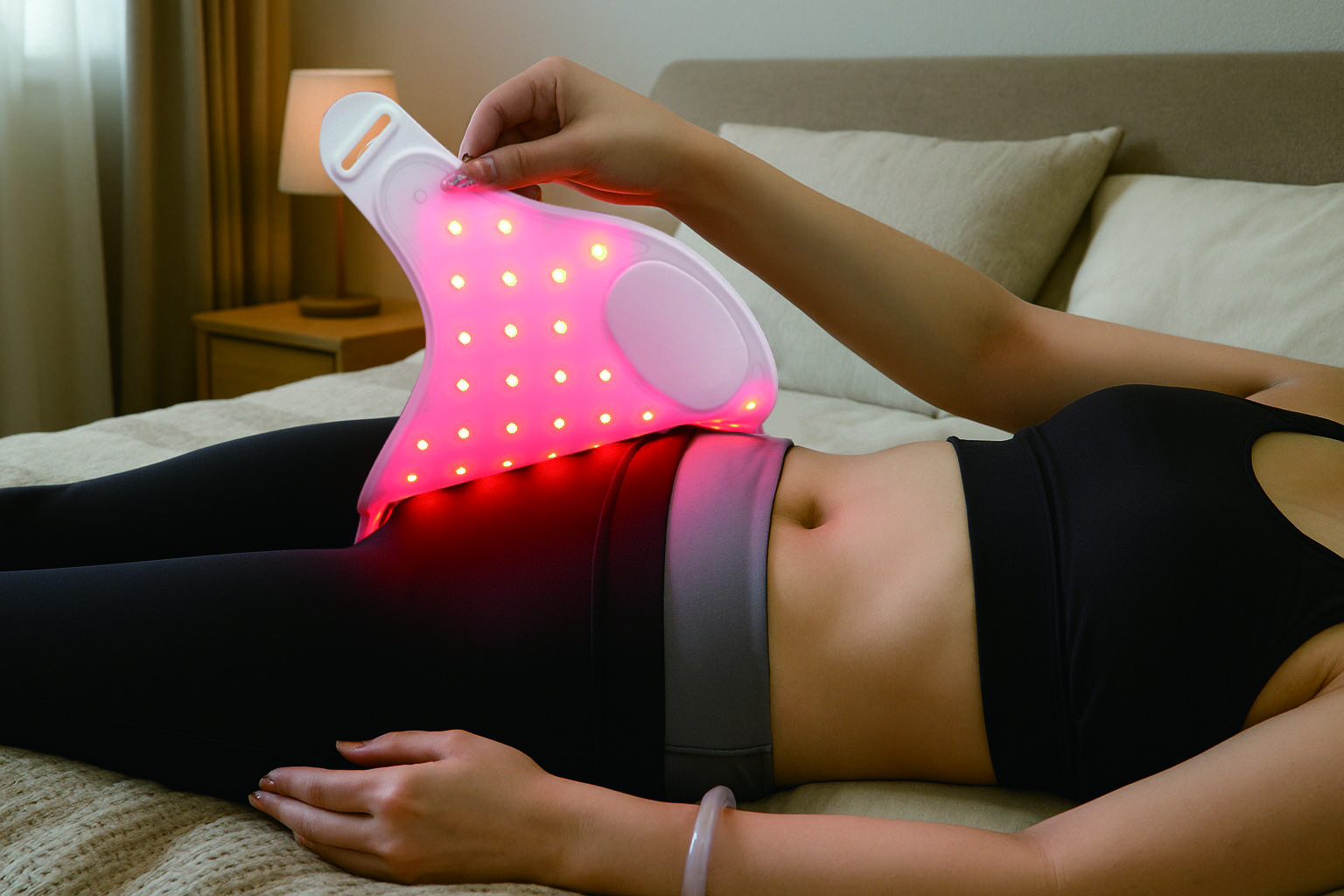 Aurora Knee & Leg Recovery Pad — 70-LED Red + NIR