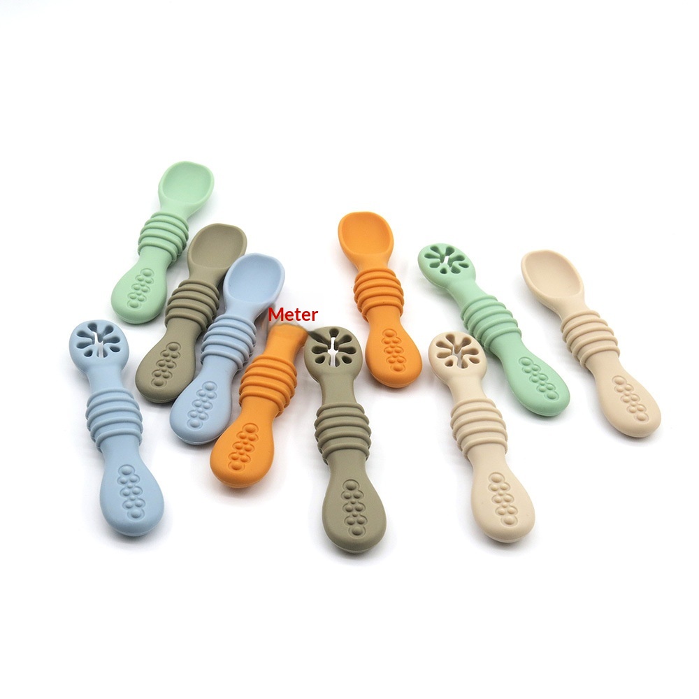 Silicone Baby Rice Cereal Training Spoon