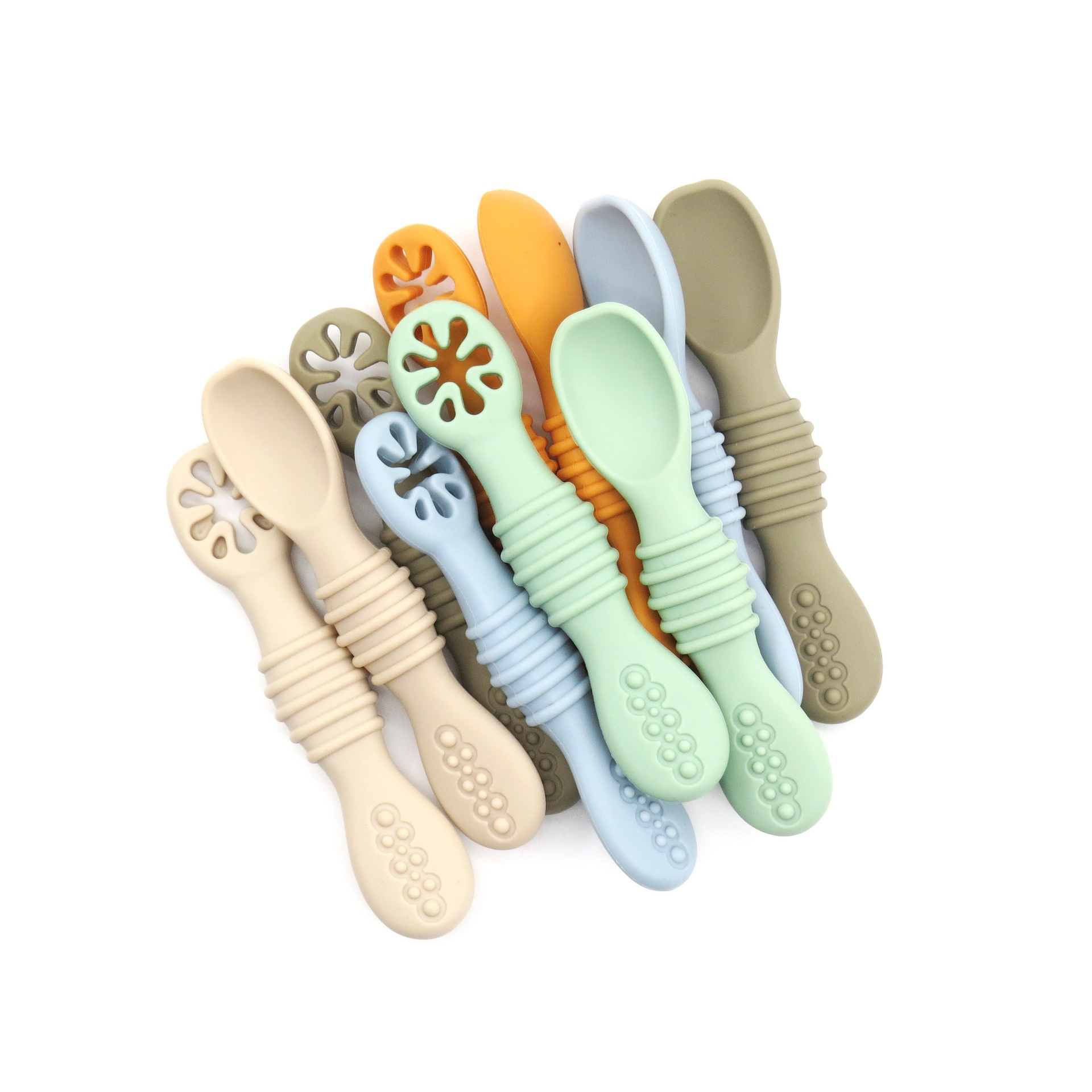 Silicone Baby Rice Cereal Training Spoon