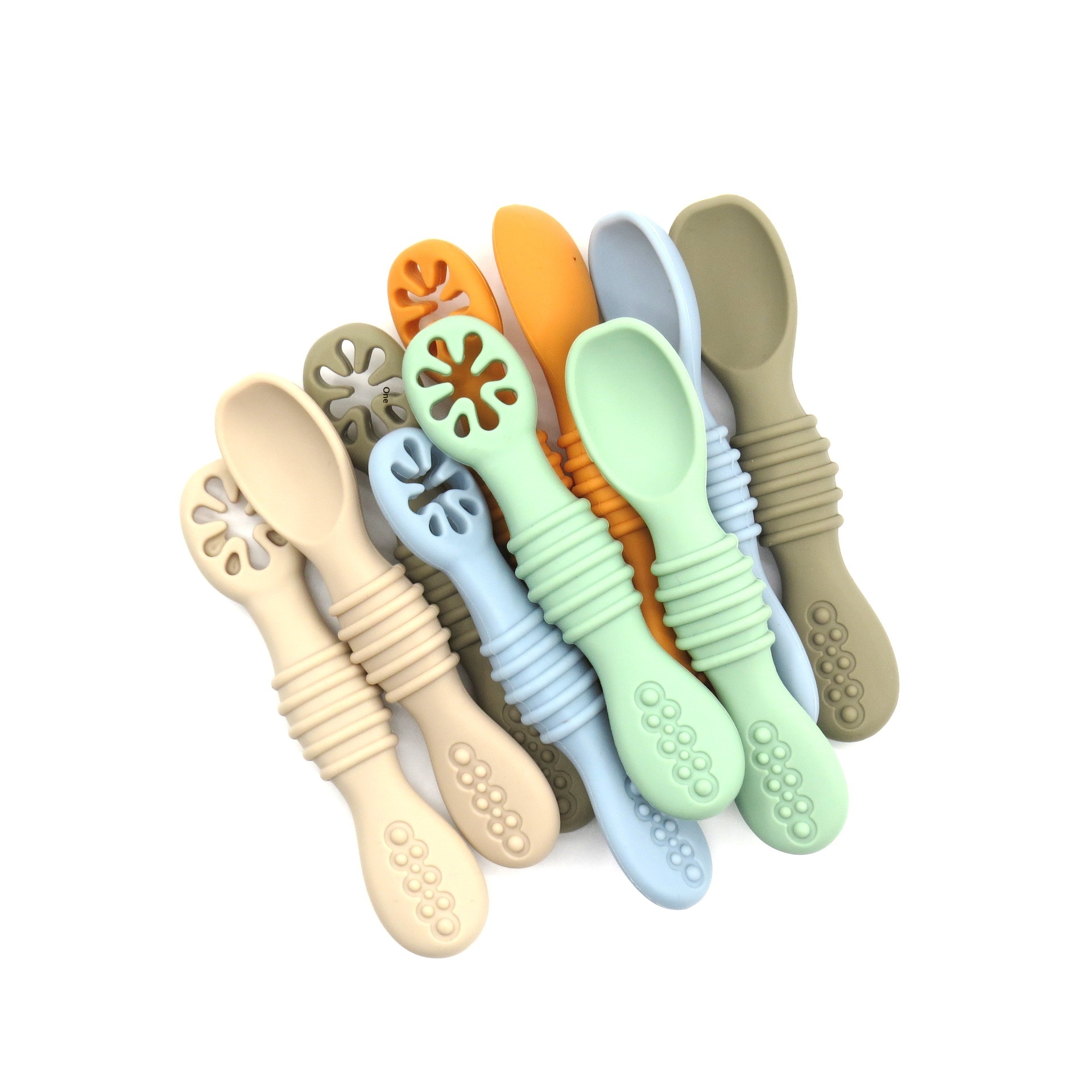 Silicone Baby Rice Cereal Training Spoon