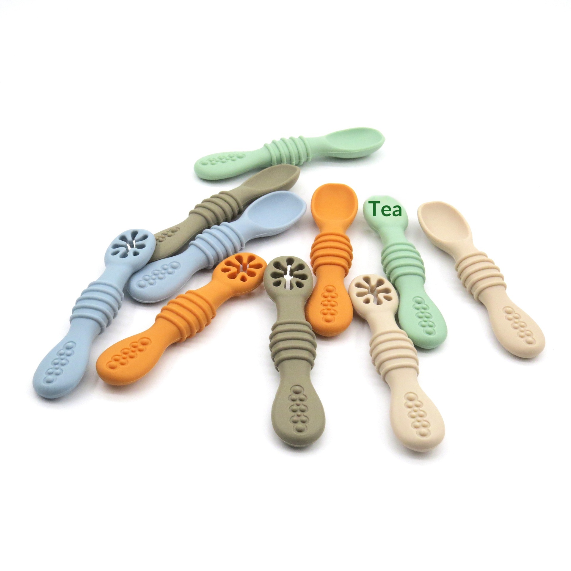 Silicone Baby Rice Cereal Training Spoon