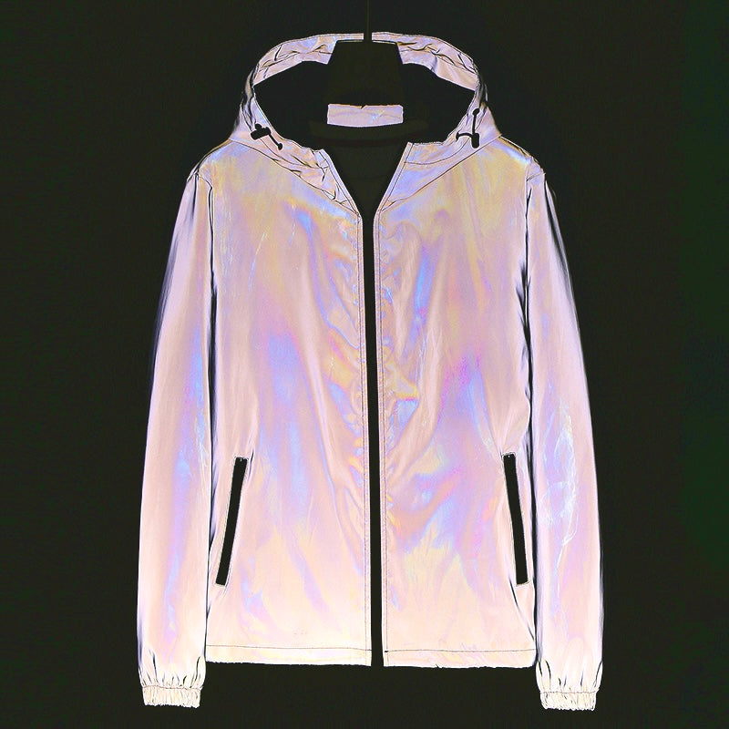 Chromashift Reflective Windbreaker – Daily Wear, Night Runs, Rides