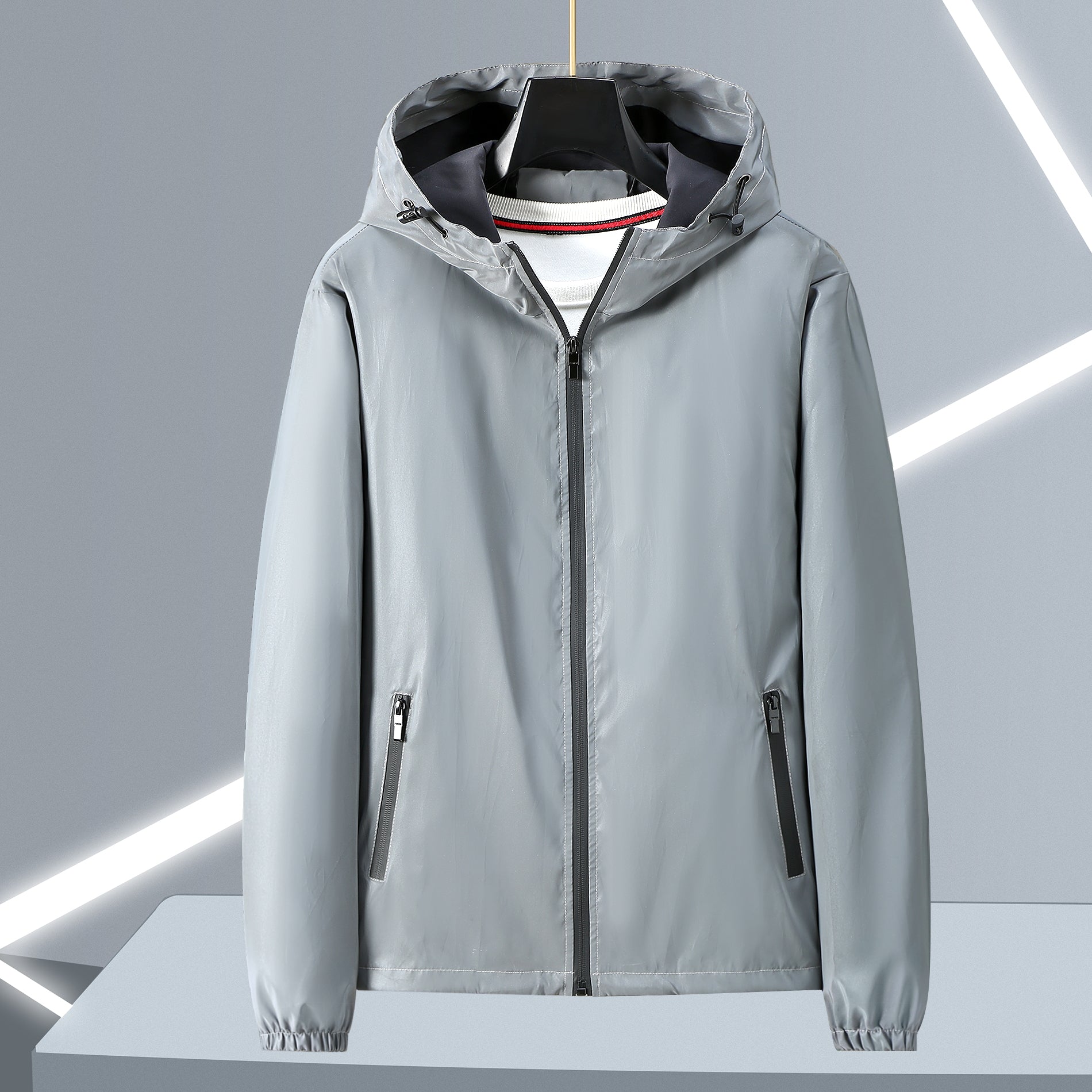 Chromashift Reflective Windbreaker – Daily Wear, Night Runs, Rides