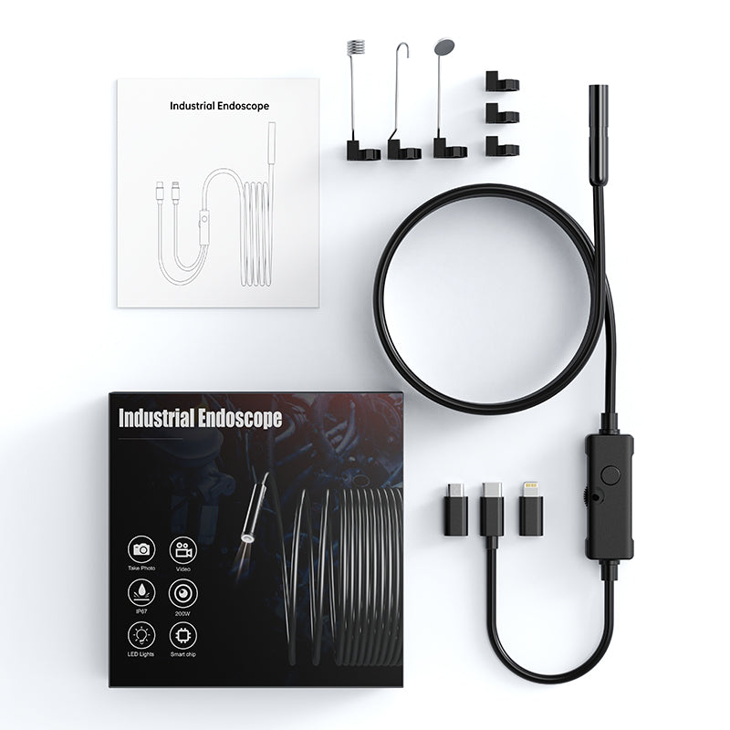 FlexScope Pro – Plug & View Inspection Cam with 5M Bendable Cable