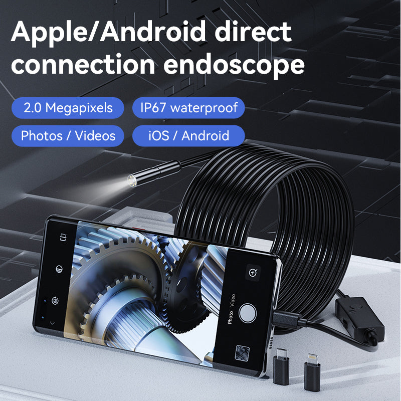 FlexScope Pro – Plug & View Inspection Cam with 5M Bendable Cable