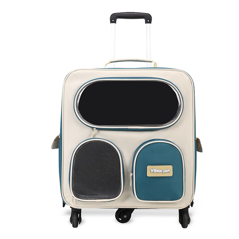 Multifunctional Rolling Pet Backpack