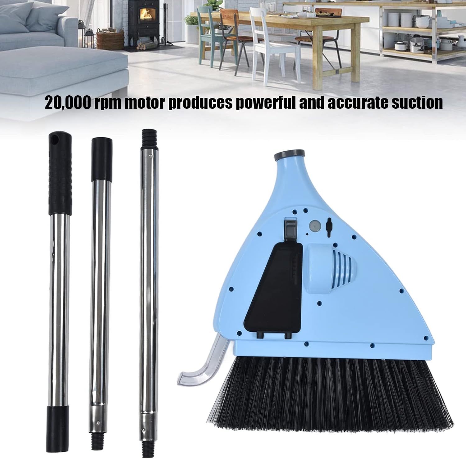LineVac Broom – Built-in Suction for Easier Sweeping