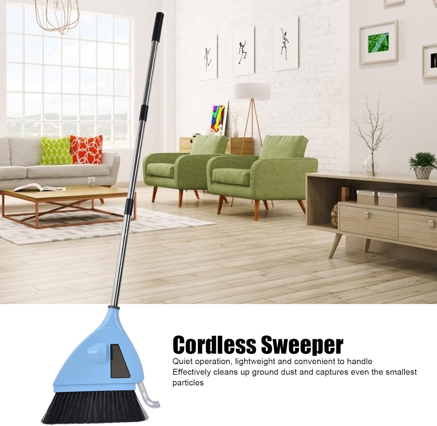 LineVac Broom – Built-in Suction for Easier Sweeping