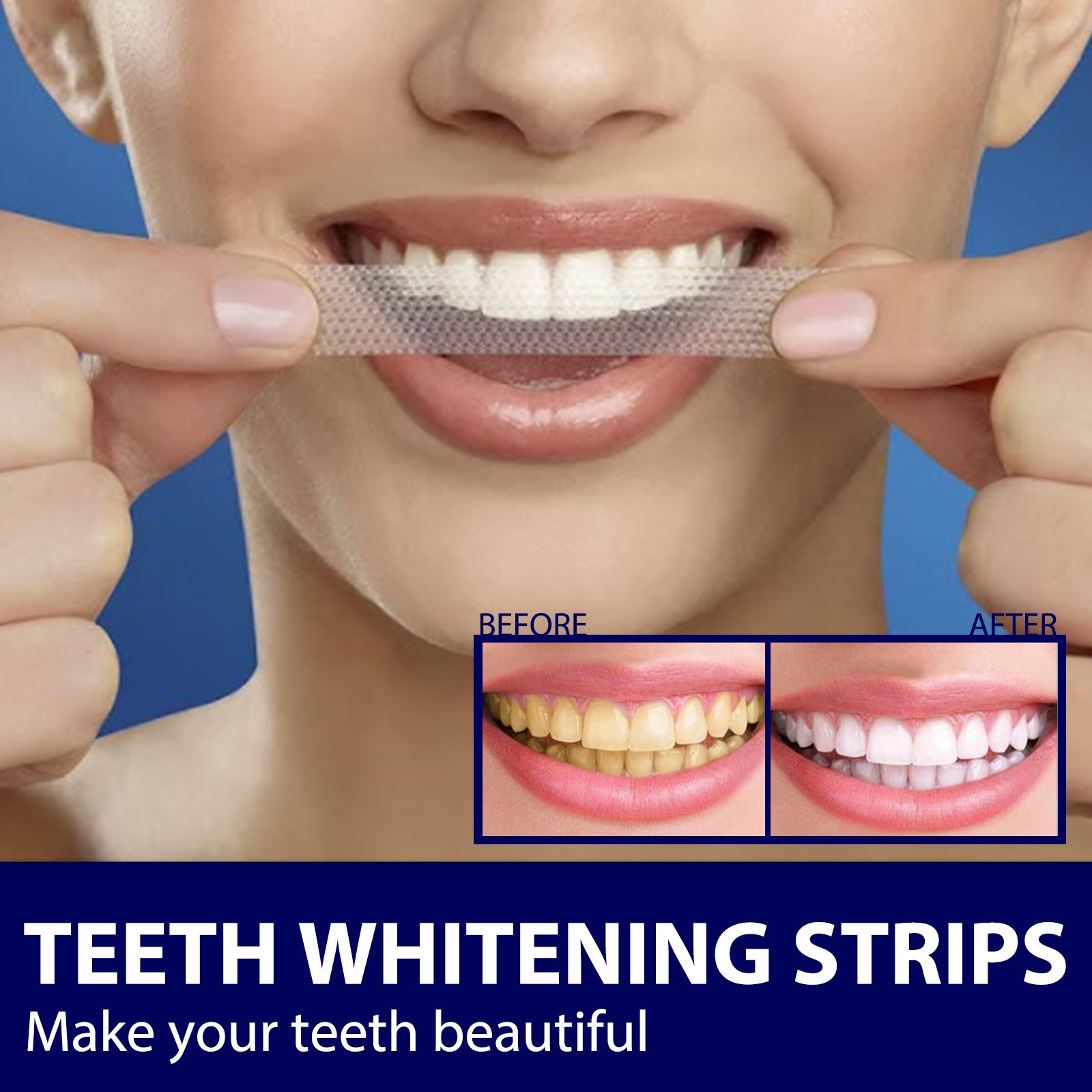 Eelhoe Teeth Whitening Strips Clear Stains Fresh Breath Gentle Care