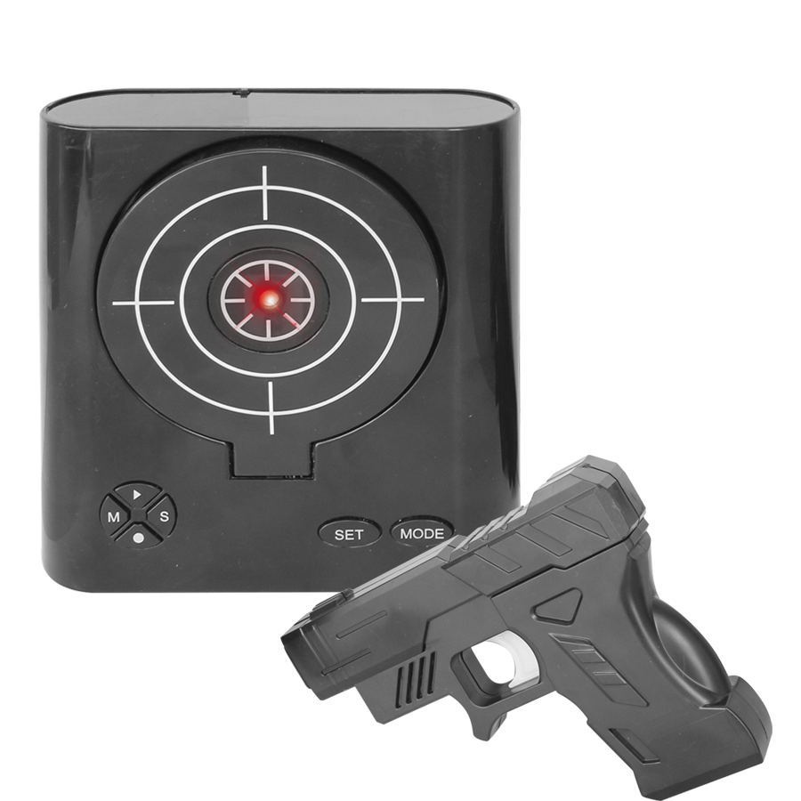 Target-Shooting Alarm Clock — view 2
