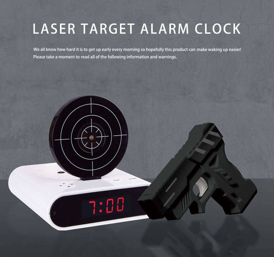 Target-Shooting Alarm Clock — view 4
