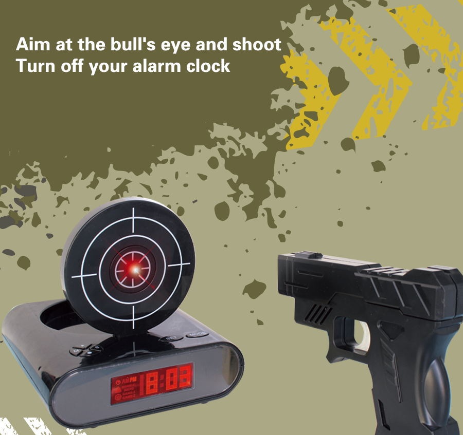 Target-Shooting Alarm Clock — view 5