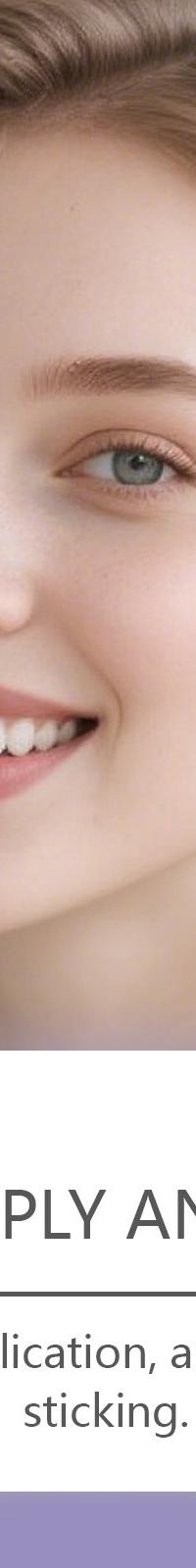 Purple Color-Correcting Whitening Strips, 7-Day Pack — side view