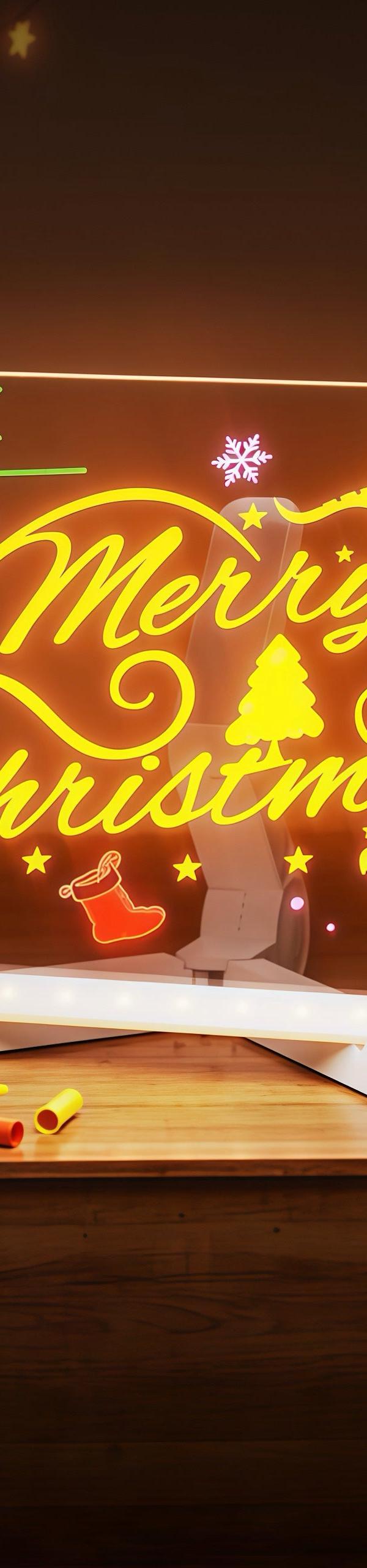 GlowBoard Light-Up Message Board for Notes & Doodles