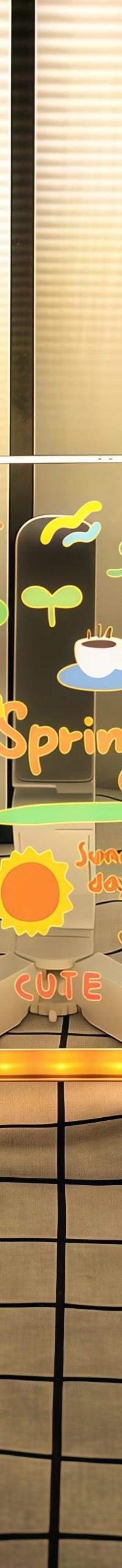 GlowBoard Light-Up Message Board for Notes & Doodles — side view