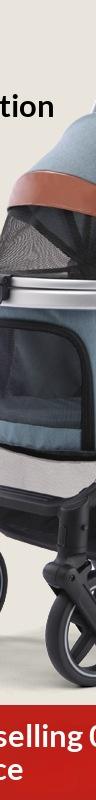 One-Click Fold Pet Stroller for Cats & Small Dogs