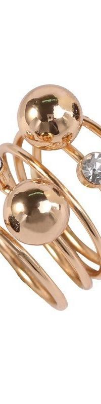 Welded Copper Bead Ring, Adjusts to Fit Any Finger — in use