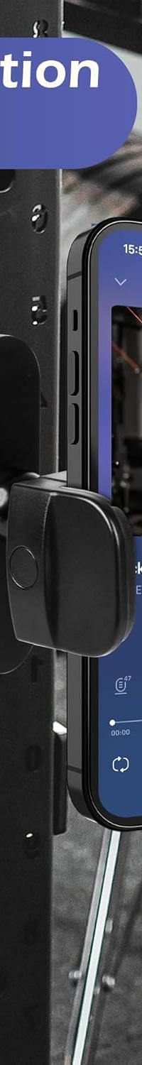 SlyFlex 360 Magnetic Mount for Hands-Free Gym Filming — top view