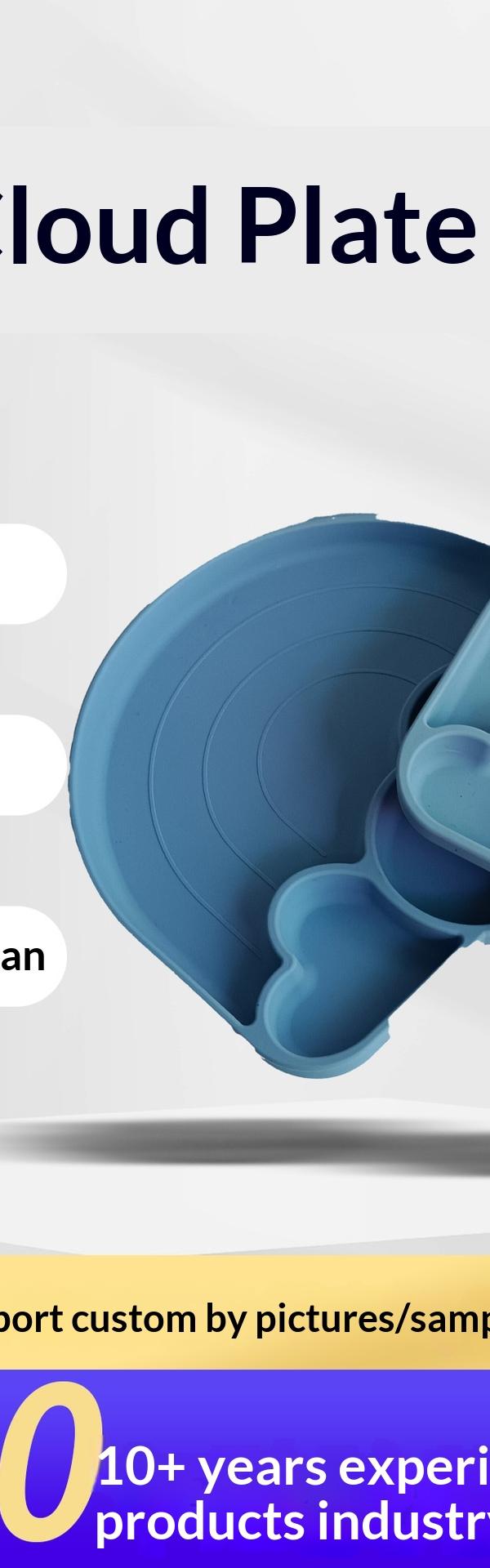 No-Flip Cloud Suction Bowl for Baby Mealtimes