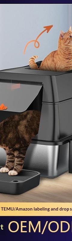 Large Fully Enclosed Cat Litter Basin Deodorant Cat Toilet Pet