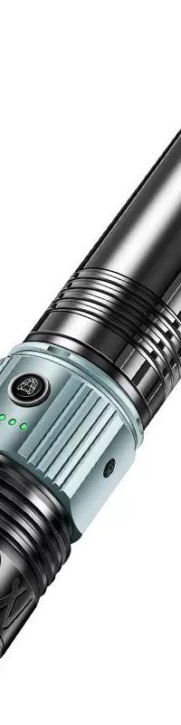 TorchMaster X9 Zoomable Tactical Flashlight for Every Trail — top view