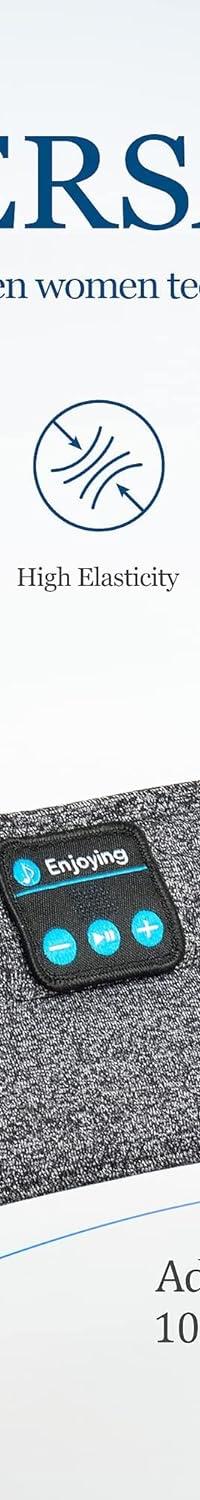 DreamBand Bluetooth Sleep Headband: Music, Mask & Workout — top view