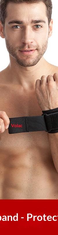Adjustable Compression Wrist Wrap for Cycling & Lifting — detail view