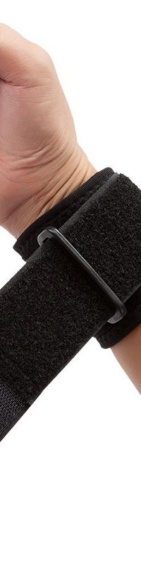 Adjustable Compression Wrist Wrap for Cycling & Lifting — top view