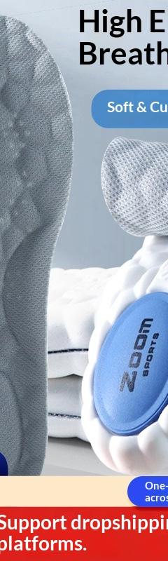Sports Air Cushion Insoles Shock-absorbing Military Training