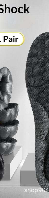 All-Day Air-Cushion Insoles With Arch Support & Shock Relief — in use