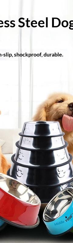 Stainless Steel Anti-Slip Pet Bowl