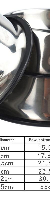 No-Skid Stainless Steel Pet Bowl for Tidy Mealtimes — top view