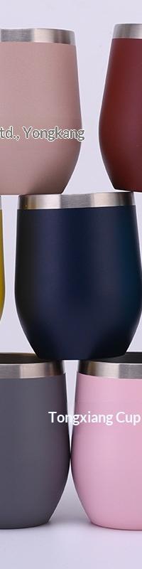 Spill-Proof 12oz Wine Tumbler That Keeps Wine Cold — top view
