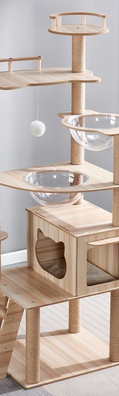 Cat Tree / Cat Climbing Frame with Space Capsule