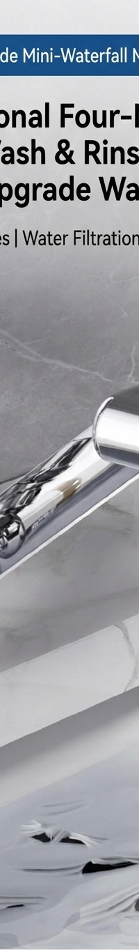 1080° Swivel Faucet Extender with Filter & Facial Mist — side view