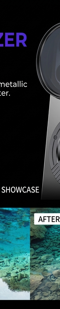 Glare-Killing Magnetic Lens Filter for Sharper Phone Shots — side view
