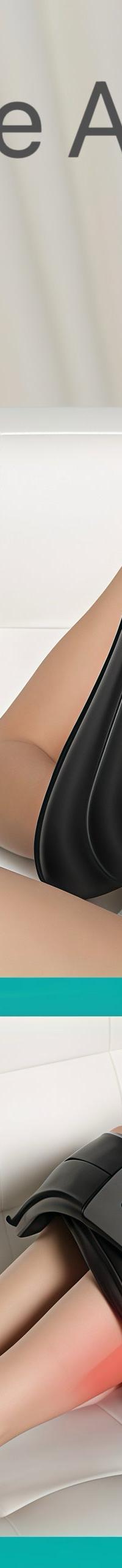 Heated Neck & Shoulder Massager for Deep Muscle Relief — in use
